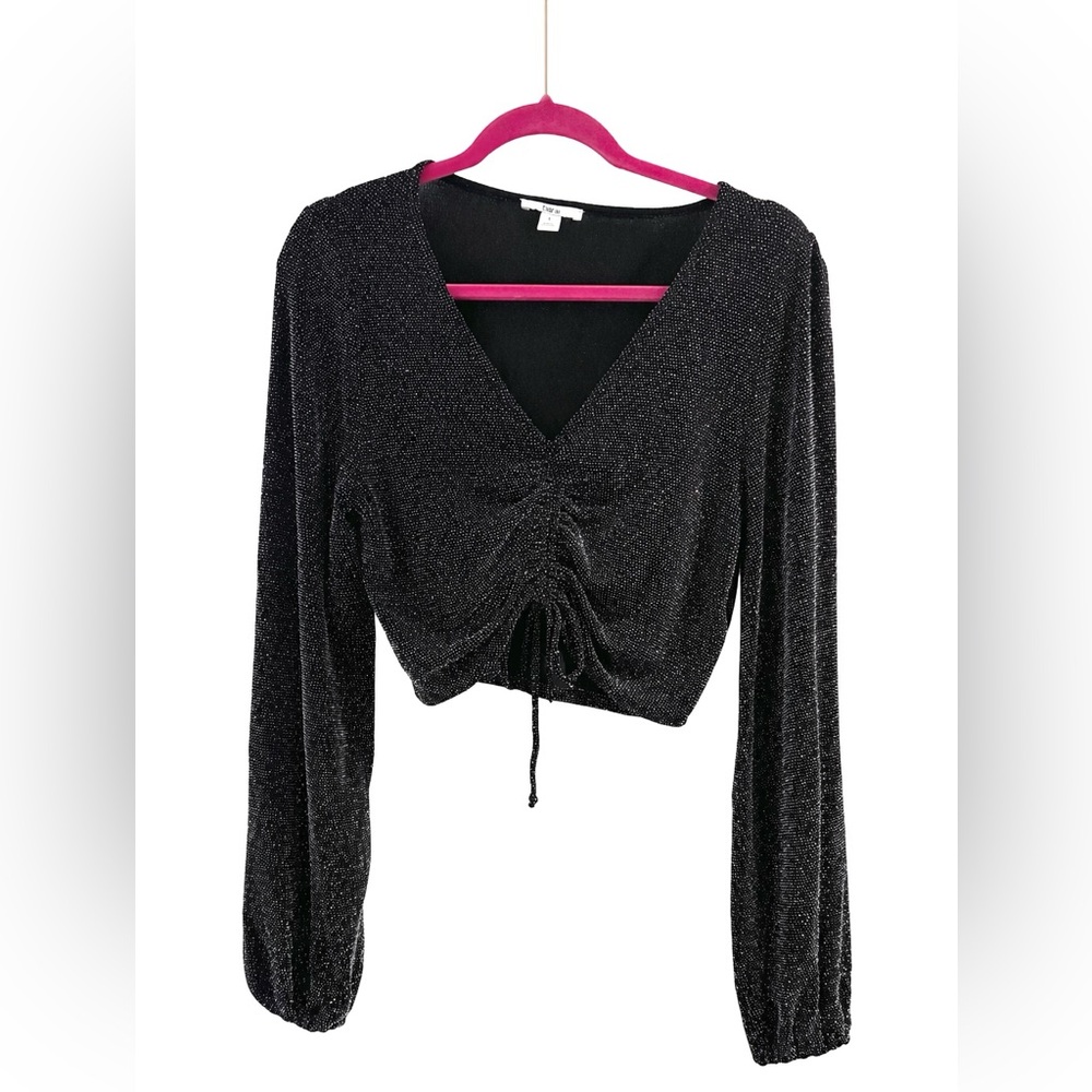 BAR III Balloon Sleeve Women's Party Top